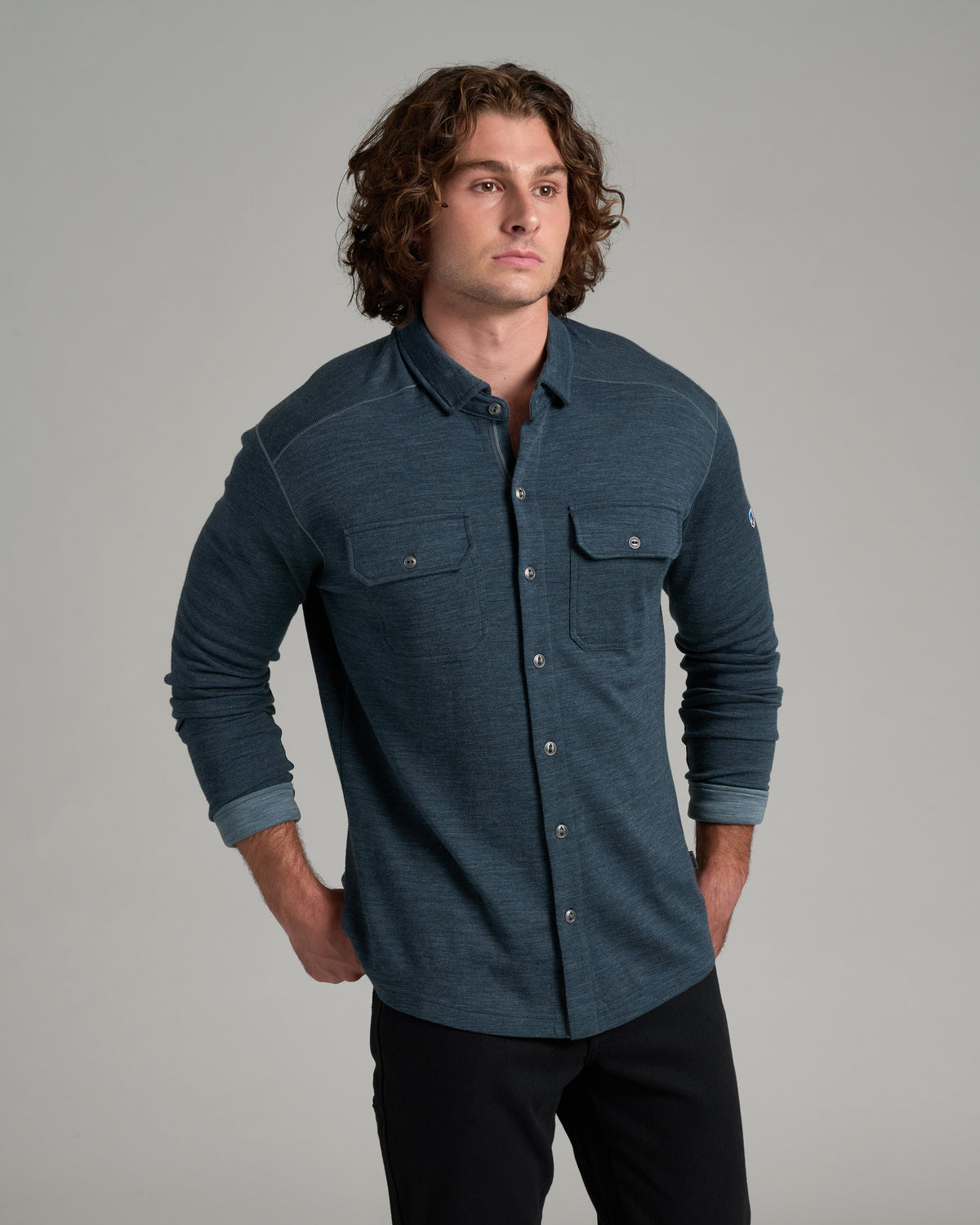 Invigoratr™ Merino Button Down